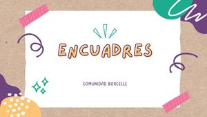 Presentación Proyecto Creativo Infantil Doodle Blanco, Verde Y Amarillo