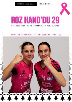 Programme de match 2022-2023 #J05