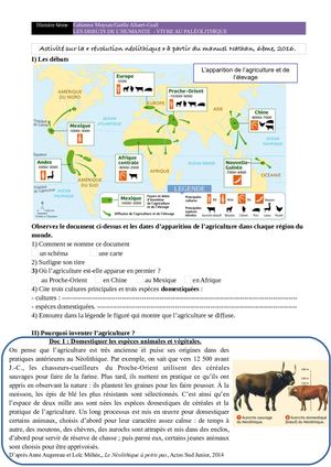 Fiche Néolithique 2022