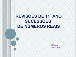 1 Sucessoes Revisões