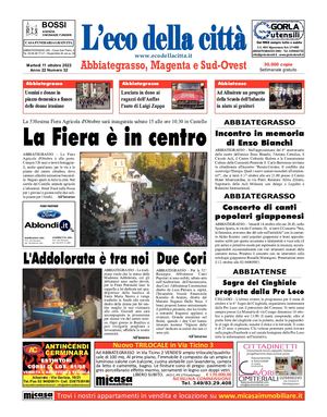 L'eco della città dell'11 ottobre 2022