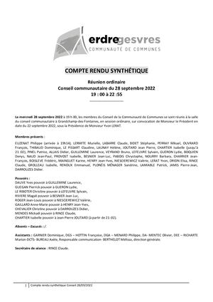 Cr Synthetique Conseil 2022 09 28