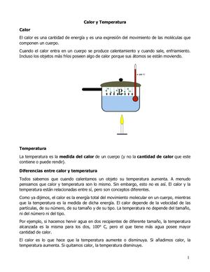 Calor Y Temperatura