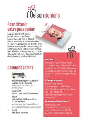 Programme Octobre 2022 - Maison Des Seniors