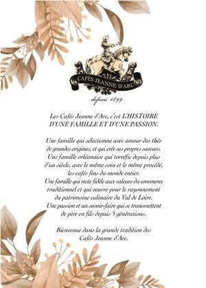 Catalogue Automne Cafes Jeanne d'Arc