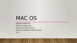 Linea De Tiempo Mac Os