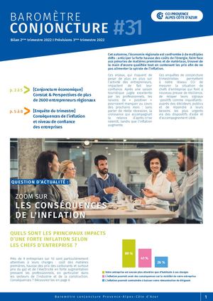 Baromètre Conjoncture N°31 & Zoom inflation