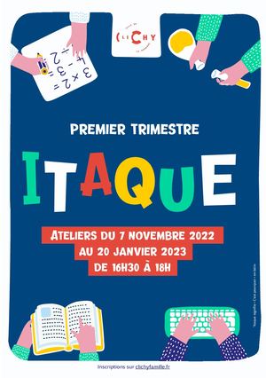 Programme Ateliers Itaque - 1er Trimestre 2022/2023