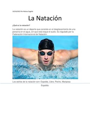 La Natacion