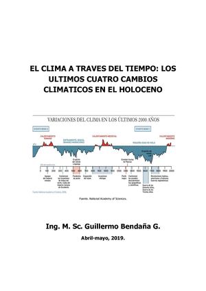Documento El Clima A Traves Del Tiempo