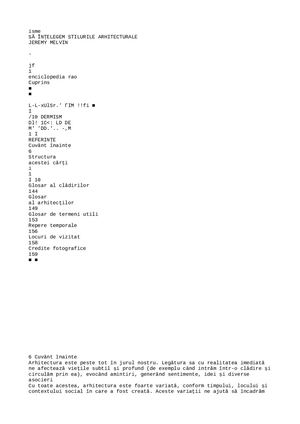 Melvin, Jeremy - Isme (Sa Intelegem Stilurile Arhitecturale) - Scan