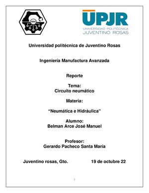 Reporte Sobre Un Sistema Neumatico