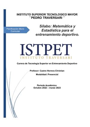 2 Matematica Y Estadistica Entrenamiento 22 23