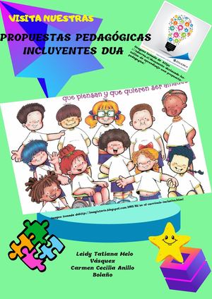 Propuesta Pedagógicas Incluyentes Dua