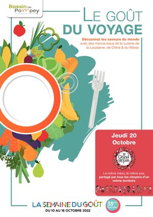 Affiche Semaine Du Goût 2022