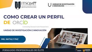 Capacitación Creación Orcid