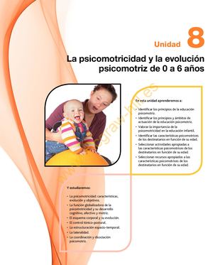 Psicomotricidad Y La Evolución Psicomotriz De 0 A 6 Años