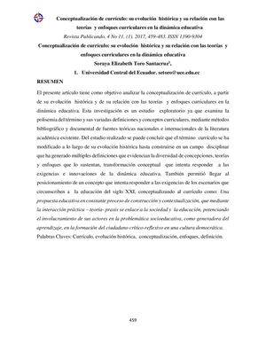 CURRICULUM