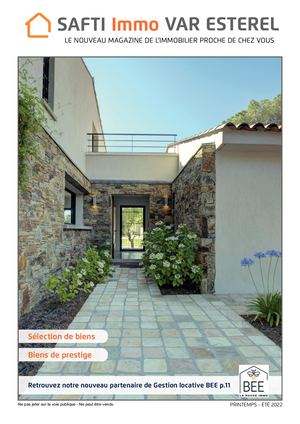 Magazine SAFTI N°6 IMMO VAR ESTEREL