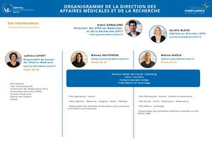 Organigramme DAM CHI Créteil  octobre 2022