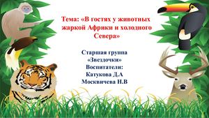 презентация животные жарких