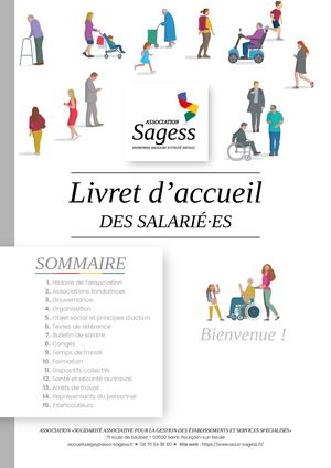 Livret d'accueil des salariés - SAGESS