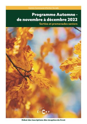 Sorties et promenades seniors - Novembre et décembre 2022