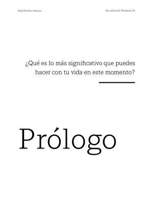Re- Evolución Personal 2.0