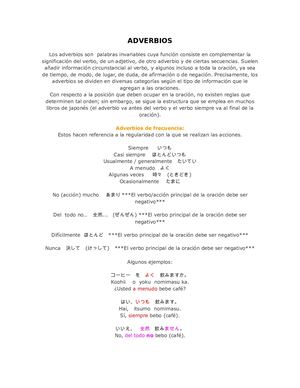 Advervios