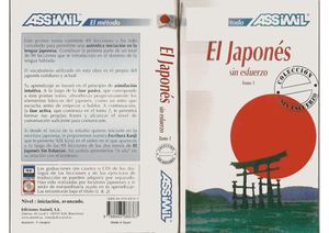 Assimil El Japonès Sin Esfuerzo Vol 1