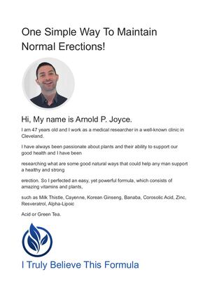 Dominate The Male Enhancement Niche Today With Aizen Power One Simple Way To Maintain Normal Erections! Hi, My Name Is Arnold P Joyce I Am 47 Years Old And I Work As A Medical Researcher In A Well Known Clinic In Cl