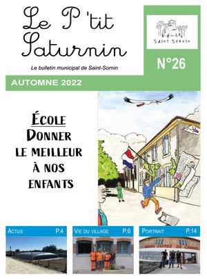 Le P'tit Saturnin Automne 2022