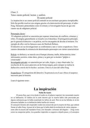 Secuencia Cuento Policial 2 Año