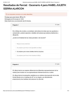 Dibujo Técnico _ Parcial - Escenario 4