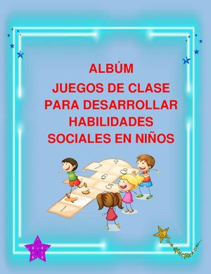 ÁLBUM DE HABILIDADES SOCIALES