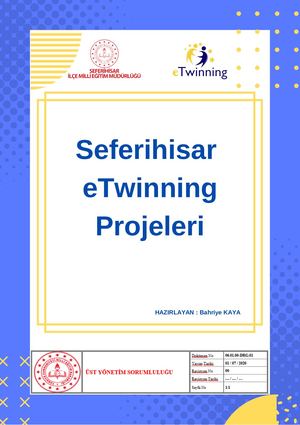 Seferihisar eTwinning Projeleri
