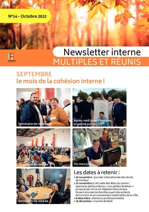 Raismes Newsletter 16 Oct22