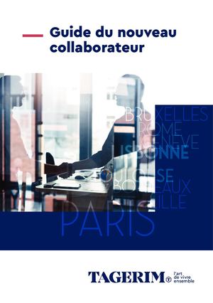 GUIDE DU NOUVEAU COLLABORATEUR