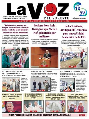 La Voz del Sureste 20 10 2022