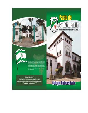 Pacto De Convivencia Cus