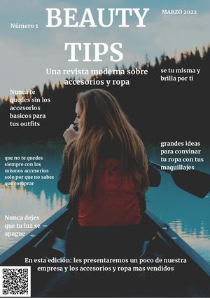 Una Revista Moderna Sobre Accesorios Y Ropa