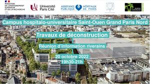Projet CHU Saint-Ouen Frand Paris Nord - première phase des travaux