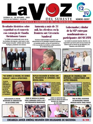La Voz del Sureste 21 10 2022