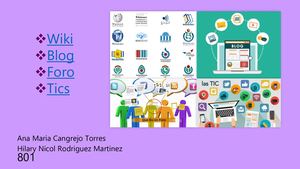 Wiki, Blog, Foro, Tics 1
