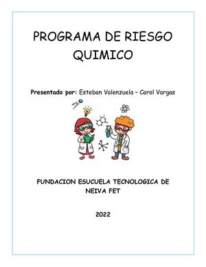 Riesgo Quimico