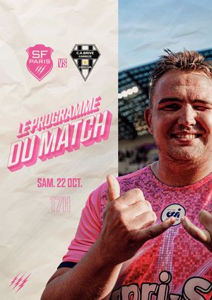 VOTRE PROGRAMME POUR STADE FRANÇAIS PARIS / BRIVE