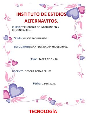 Portafolio Digital Tic2022 Ana Miguel