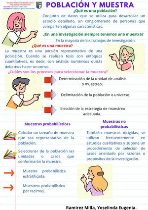 POBLACIÓN Y MUESTRA