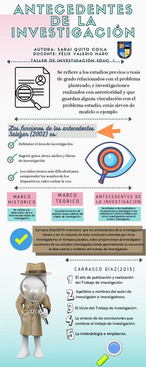 ANTECEDENTES DE LA INVESTIGACIÓN