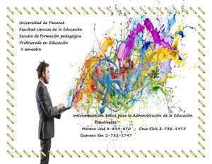 Portafolio De Instrumentación De La Administración